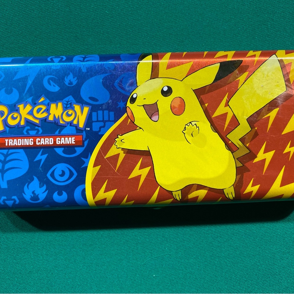 Pokemon PIKACHU Trading Card‎ Game GAME FREAK 2023 pencil/card tin